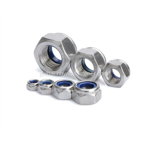 Nylon Nuts And Bolts SS NYLOCK NUTS Factory